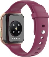 YONO Oppo Watch Bandje – 46 mm – Classic Siliconen Bandje – Bordeaux Rood