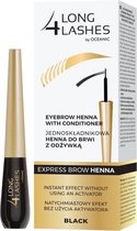 Express Brow Henna één-component henna voor wenkbrauwen met conditioner Zwart 6ml