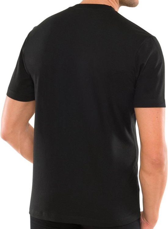 Lot de 4 t-shirts Schiesser col rond américain