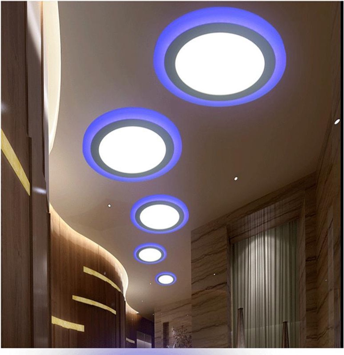 Spot LED encastré, panneau led, spot encastrable de salle de bain,spot led  encastrable , spot encastrable led- 10x 3W 3 couleurs en 1