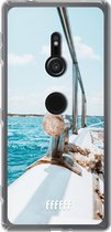 6F hoesje - geschikt voor Sony Xperia XZ2 -  Transparant TPU Case - Sailing #ffffff