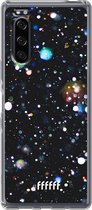 Sony Xperia 5 II Hoesje Transparant TPU Case - Galactic Bokeh #ffffff