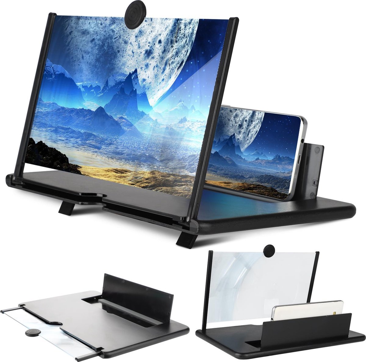 Beeldscherm Vergroter HD - Telefoon bioscoop - Schermvergroter - Thuisbioscoop - 3D - Smartphone Ver