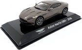Aston Martin DB11 2016 (Donkergrijs) (10 cm) 1/43 Atlas - Modelauto - Schaalmodel - Model auto - Miniatuurauto - Miniatuur autos