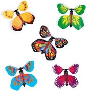 Liquidation papillon surprise - papillon de carte de voeux - ajout super sympa à une carte de voeux, une carte de félicitations ou un cadeau - liquidation - réutilisable - belles couleurs et dessins - ensemble de 9 papillons différents