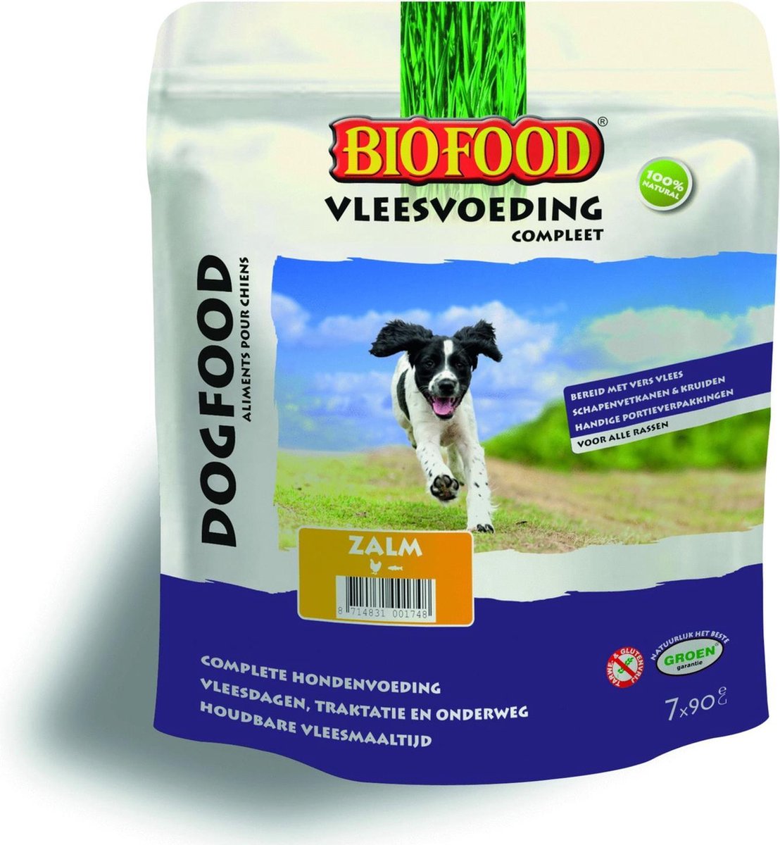 BF Petfood Vleesvoeding worst kip met zalm hondenvoer (800 g) 3 x 800 g
