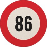 Bierviltjes 86 jaar | Bierviltjes 20 stuks | Bierviltjes verjaardag| Bierviltjes gefeliciteerd