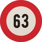 Bierviltjes 63 jaar | Bierviltjes 20 stuks | Bierviltjes verjaardag| Bierviltjes gefeliciteerd