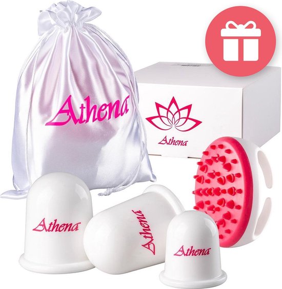 Premium cellulite massage apparaat - Anti cellulitis cupping cups set | Athena