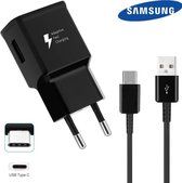 Samsung EP-TA20EBE Snelle Oplader Type C Galaxy S8 S8+ S9 S9 + A3 A5 A7 2017 USB-C - Zwart