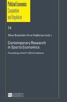 Schriften zur Politischen Oekonomik / Political Economics- Contemporary Research in Sports Economics