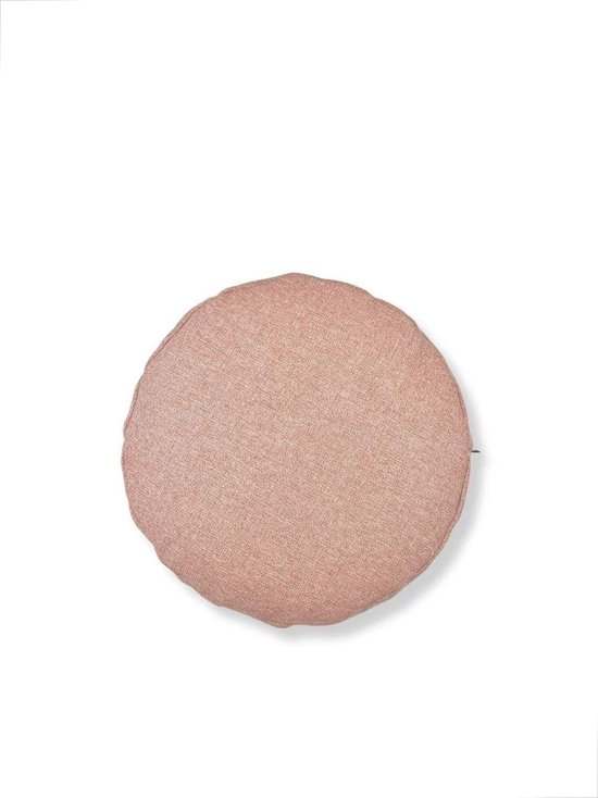 Meditatiekussen Rond - Yoga kussen - Roze - Duurzaam - 100% natuurlijk boekweitkaf— Ritsloos - Handgemaakt van MEDI — afbeelding 4