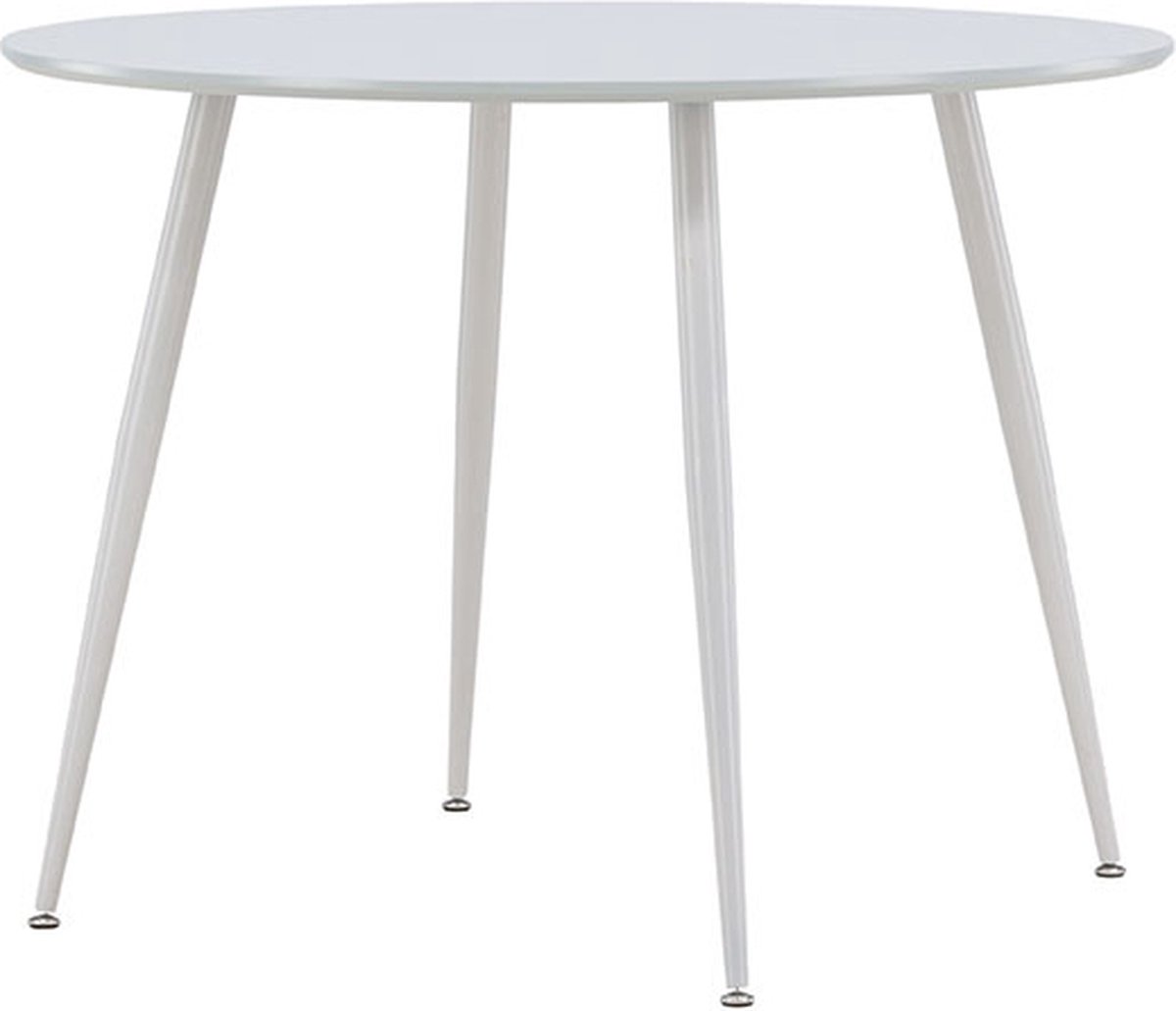 Plaza eetkamertafel Ø100 cm grijs.