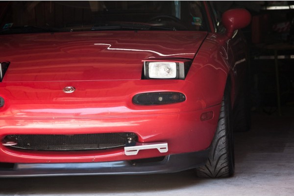 SK-Import Kentekenplaat Verplaatsing Kit Zwart Aluminium Mazda MX-5