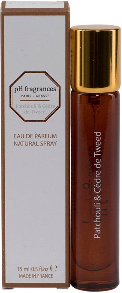 Goedkoopste PATCHOULI, Parfum Natural spray, pH fragrances Paris - Grasse. Natuurlijke Bio. Made in France. Pathouli & Cedar hout, bijzondere geur, exclusieve parfum, gedragen door beroemdheden