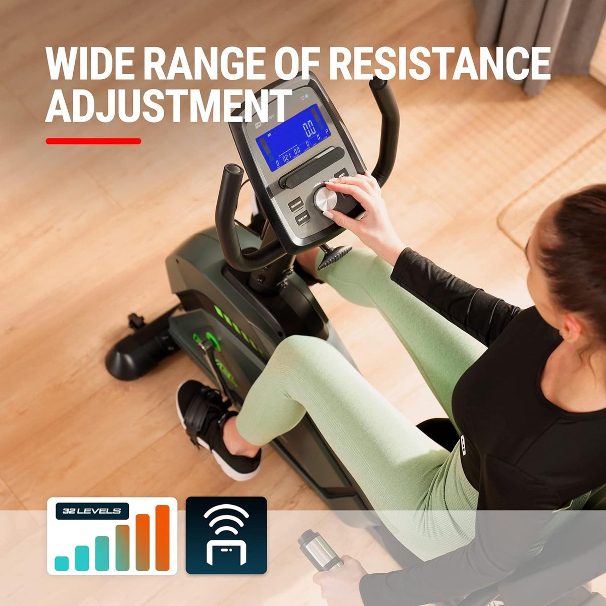 Hop-Sport Ligfiets HS-120L Ravel - Elektrisch-Magnetische - afbeelding 2