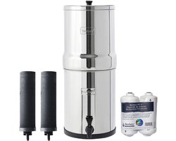 Travel Berkey® 5.6 liter - 2x Black Berkey® + 2x PF-2