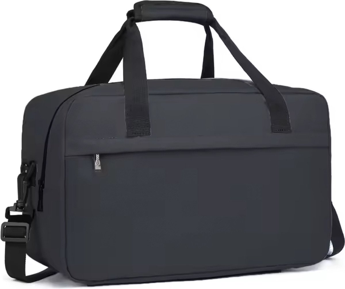 Bodega Reistas geschikt voor Transavia & Wizz Air - 40x30x20 - Maximale Inhoud - Met Smart-Sleeve voor op een Koffer - Handbagage Tas 40 x 20 x 30 cm - Altijd Gratis Mee Aan Boord van het Vliegtuig - TUI Gegarandeerde Handbagage - Black