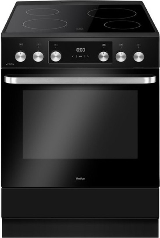 Amica ACV7005RN Vitrokeramisch fornuis - Airfry - Katalyse - Matzwart