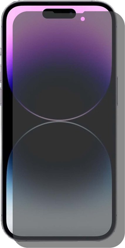 MobyDefend Screenprotector - Geschikt voor iPhone 14 Pro Max - HD Privacy Glass Screensaver