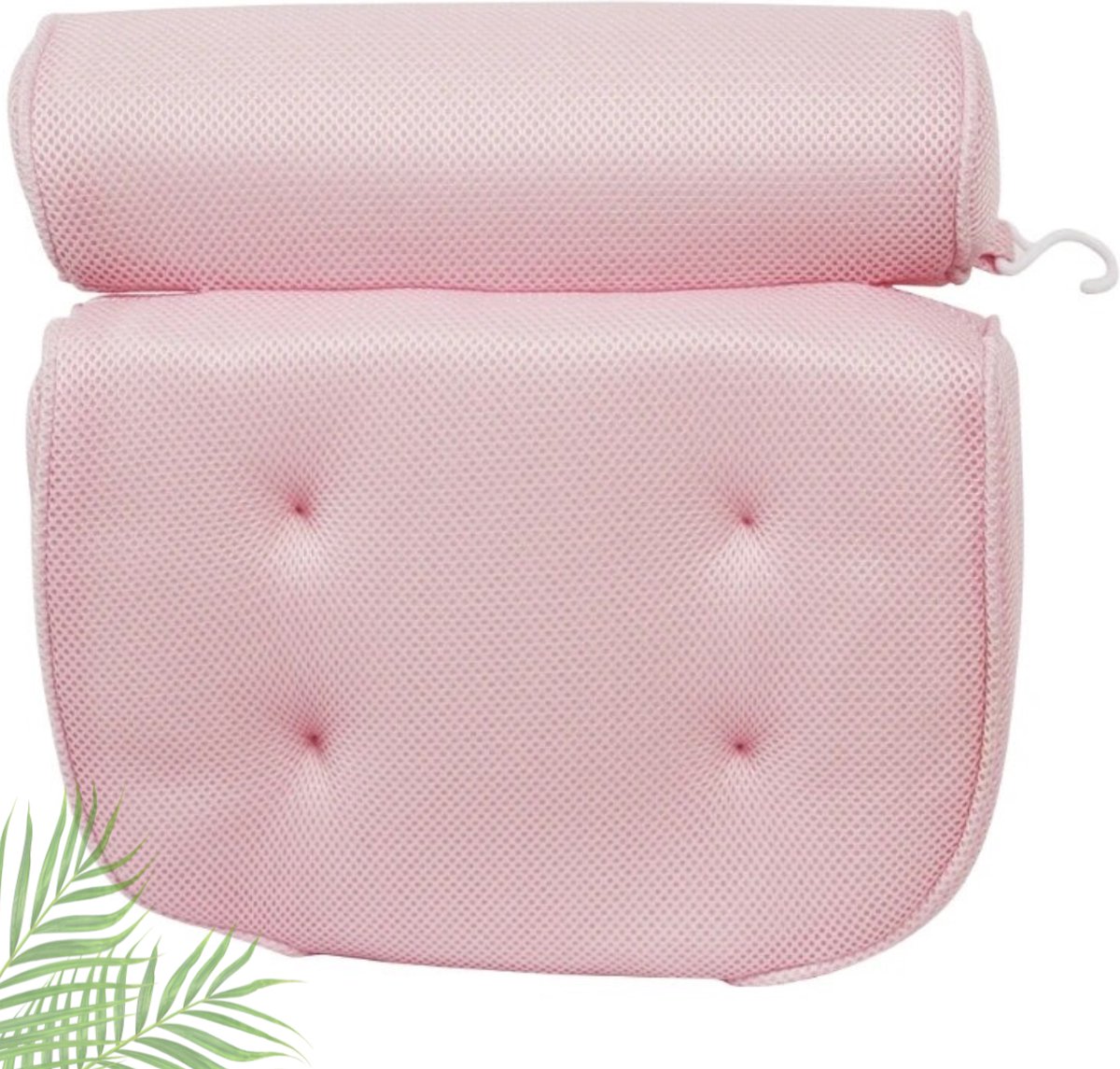 Goedkoopste Bovista Badkussens Voor In Bad - Badkussen - Hoofdsteun Bad - Nekkussen Bad - Antislip - Spa Kussen - Jacuzzi Accessoires - Roze