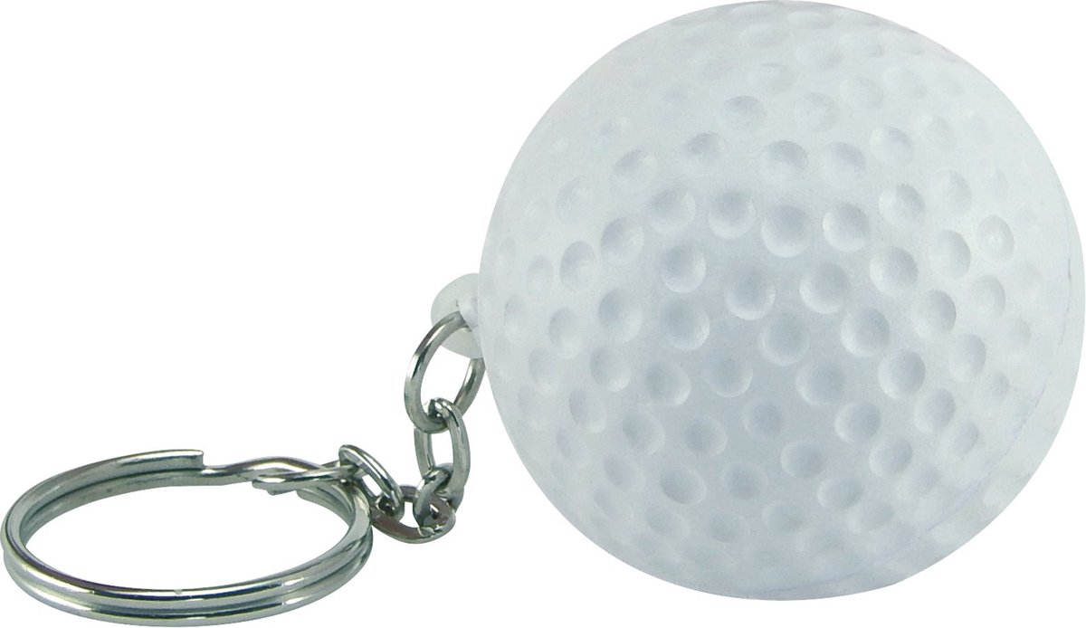 20 stuks Sleutelhanger met Antistress Golfbal