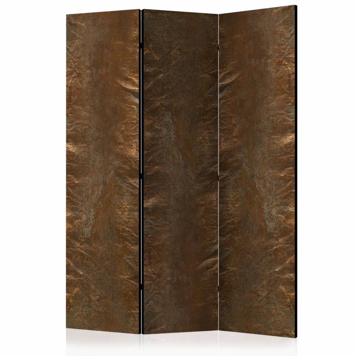 Vouwscherm / Kamerscherm - Chique koper 135x172 cm , gemonteerd geleverd dubbelzijdig geprint