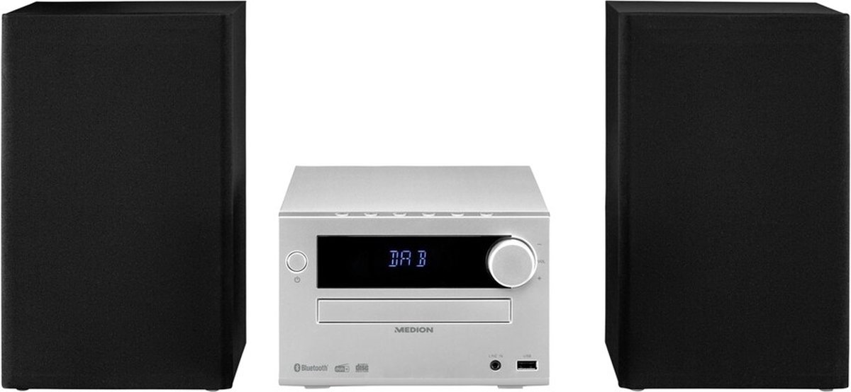 MEDION E64088 Micro Audio Systeem Compact Systeem (DAB , CD speler. PLL