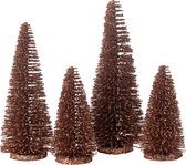 Slanke Kerstboom Groen 180 cm PVC en massief dennenhout