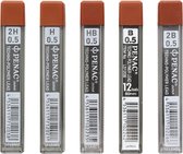 Penac Hi-Tec Polymer - Leads vulpotlood vulling - 0.5mm - Navullingen - HB - B - 2B - H - 2H