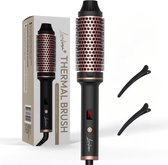 Livaliora® Thermal Brush 38 mm Keramische Warmteborstel - Fohnborstel - Krulborstel en Stijlborstel - Haarclips