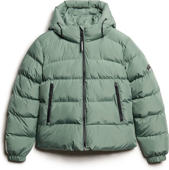 Superdry HOODED SPORTS PUFFER JACKET Dames Jas - Maat XL