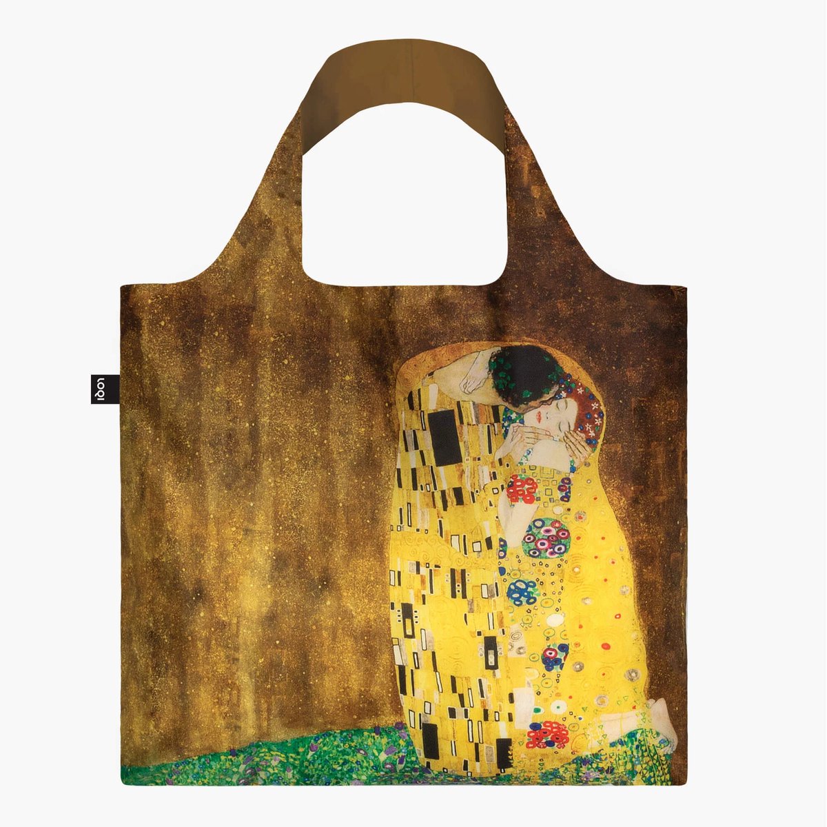 LOQI Vouwtas - Gustav Klimt - The Kiss - Recycled Bag