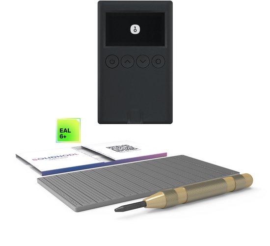 OneKey Classic 1S + SOLIDHODL - Voordeelbundel - Hardware Wallet - Wallet voor Bitcoin, Ethereum en vele andere crypto