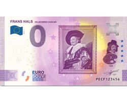 0 Euro biljet Nederland 2024 - 7 Frans Hals De lachende cavalier