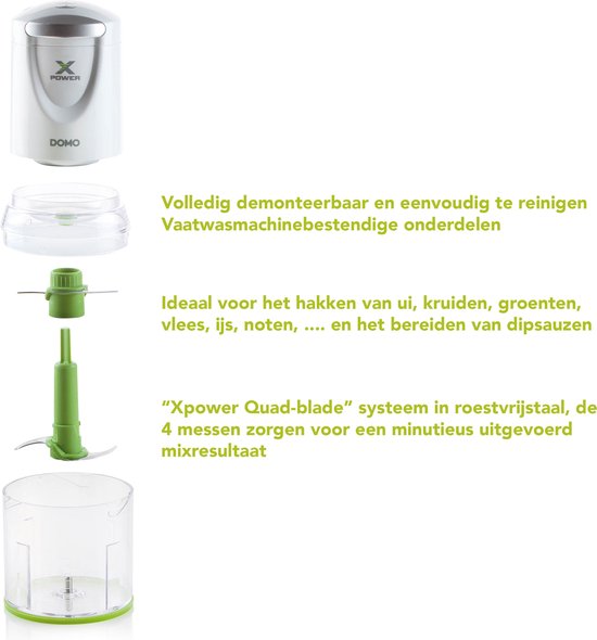 Domo - Mini hachoir DO9192MC - X-Power