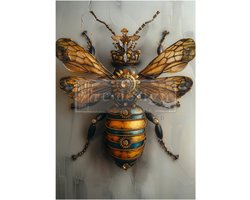 Redesign - Decoupage Fiber A1 - Gearspring Honeybee - 84,1 x 59,4 cm