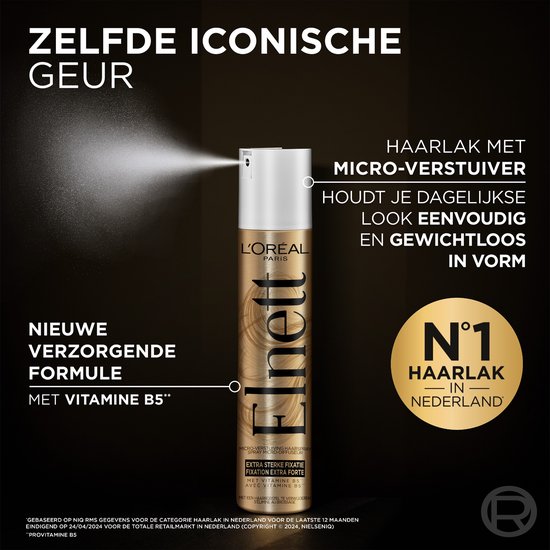 L'Oréal Paris Elnett Satin - Extra Sterke Fixatie Haarlak - 300ml