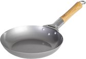 Cookinglife Koekenpan Voccelli - Plaatstaal - ø 24 cm - zonder anti-aanbaklaag