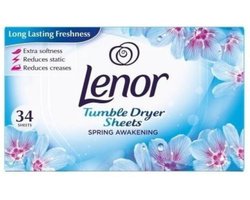 Lenor - Droogtrommeldoekjes - Spring Awakening - 3 x 34 doekjes - Voordeelverpakking