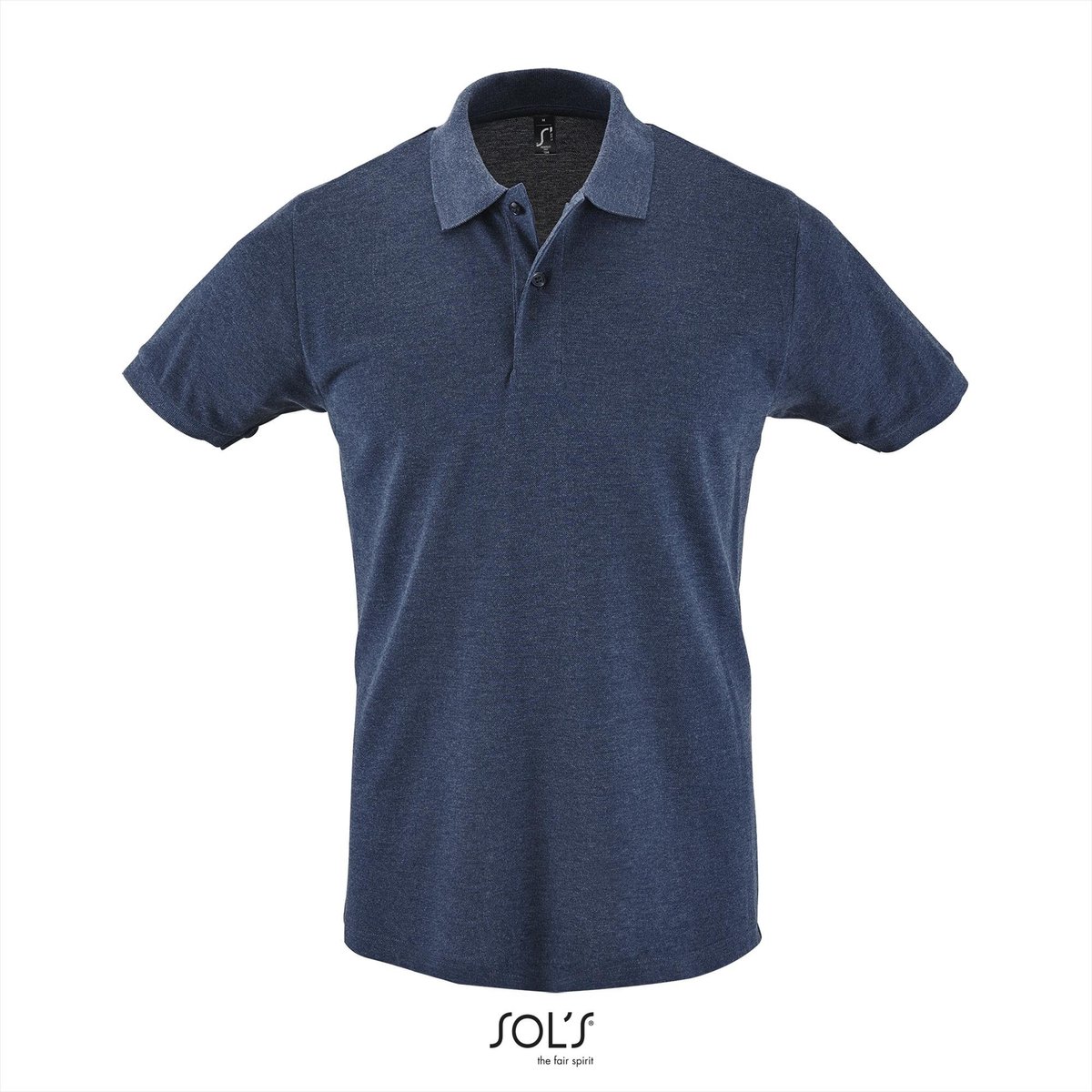 SOL'S Men´s Polo Shirt Perfect L525 - Heather Denim - 3XL
