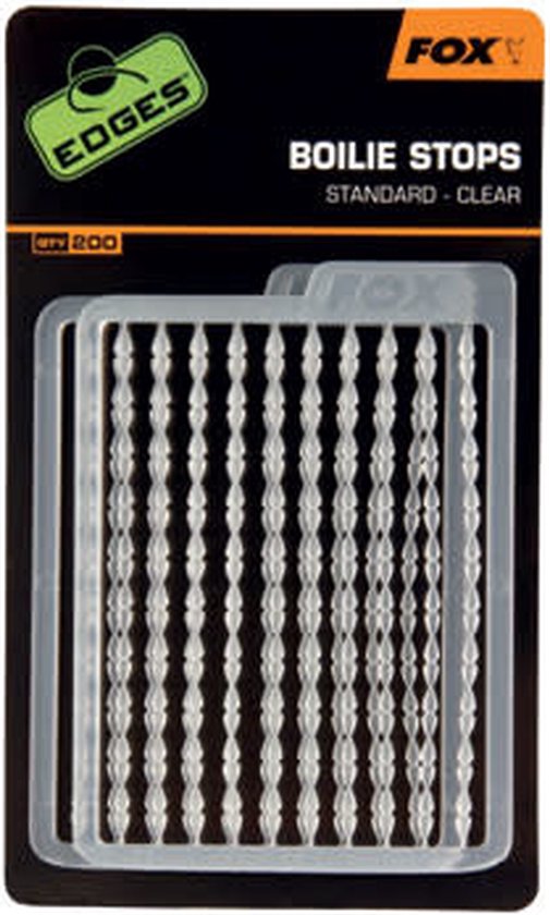 Fox Edges Boilie Stops - Clear - Micro - Transparant van Fox — afbeelding 2
