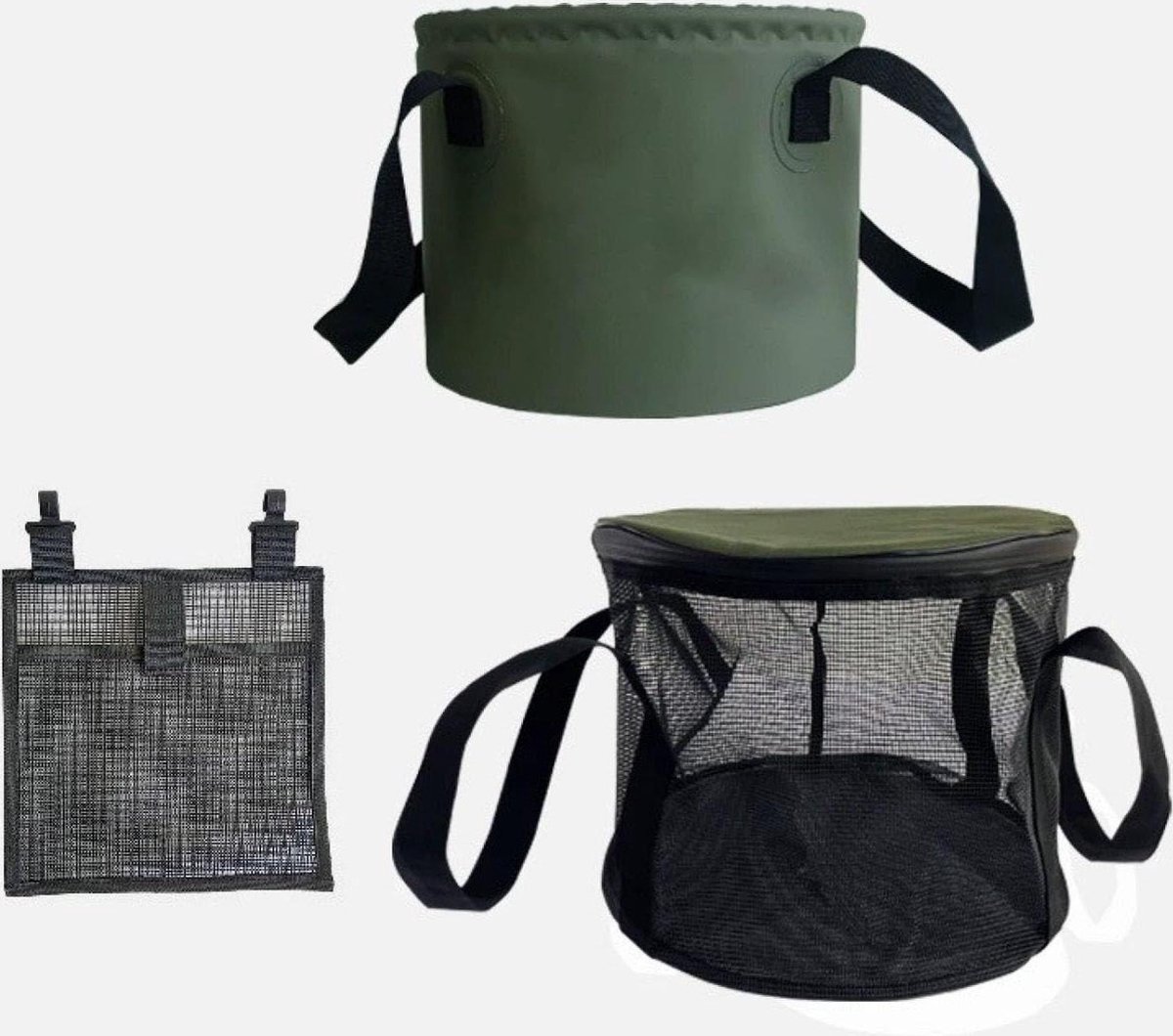 Goedkoopste Opvouwbare afwasteil 20 liter - draagbare campingemmer - servies wassen - kamperen vissen - feest tuin - binnen buiten camping - wateremmer Opvouwbare afwasteil