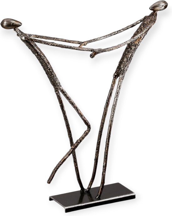 Gilde Handwerk - Sculpture - Sculpture - Positivité - Métal - 6x27x29cm