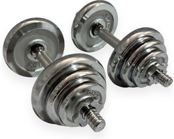 Padisport - 10kg Dumbells - Dumbells 10kg - Verstelbare Dumbell - Gewichten 10 Kg - Verstelbare Dumbbells - Gewichten - Dumbells - Gewichten Set Halters - Halters & Gewichten