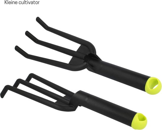 Drie-in-één Premium Tuingereedschapset Voor Tuin En Balkon: Cultivator - Bloemenschepje & Bloemvork van Merkloos	 — afbeelding 5
