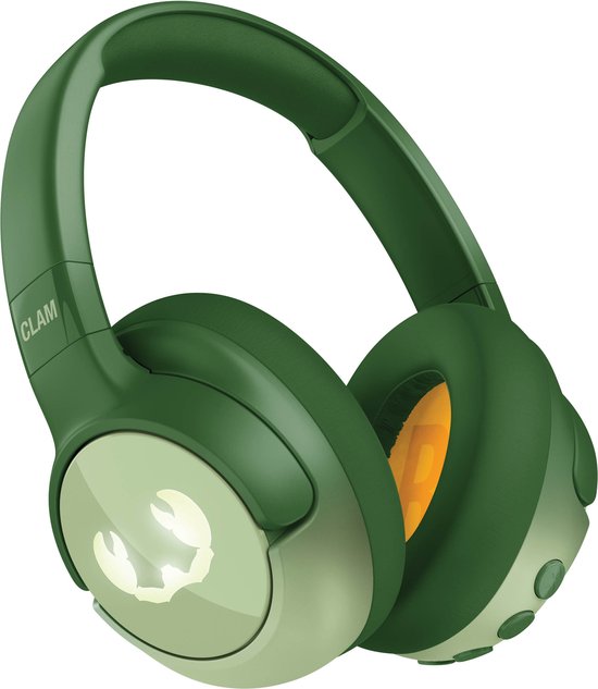 Fresh 'n Rebel Clam Junior - Draadloze Koptelefoon voor kinderen met Noise Cancelling - Lucky Lizard