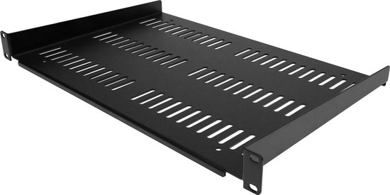StarTech 1U Rack Shelf - 12 inch diep - Geventileerde 19 inch Server ...