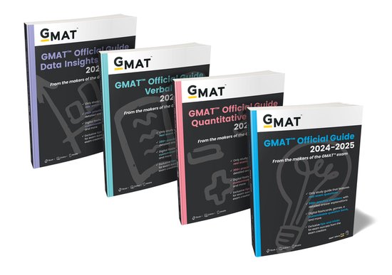 GMAT Official Guide 2024-2025 Bundle: Books + Online Questio ... - cover