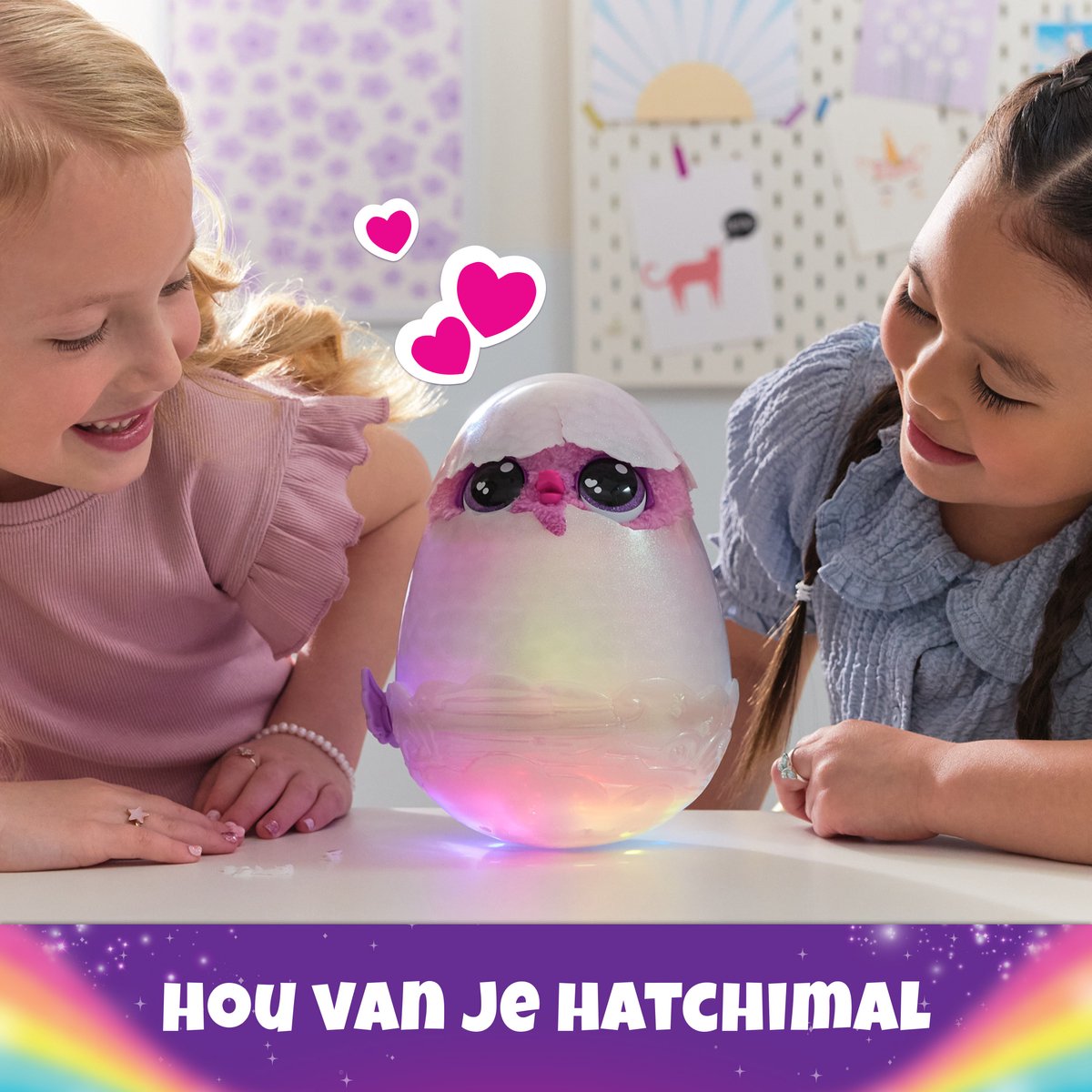 Hatchimals Alive - Mystery Hatch Pufficorn - Interactief verrassingsspeelgoed in een ei met mist, lichtjes en geluiden — afbeelding 12